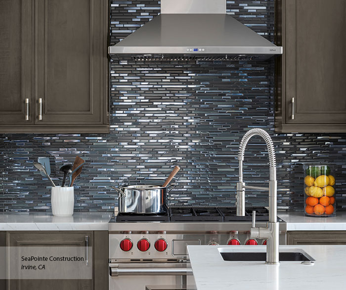 Moody and Modern Kitchen Cabinets